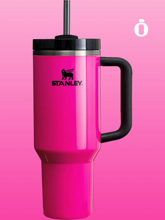 Stanley The Spring Fling Quencher H2.0 Flowstate Tumbler | 40 Oz | Electric Pink