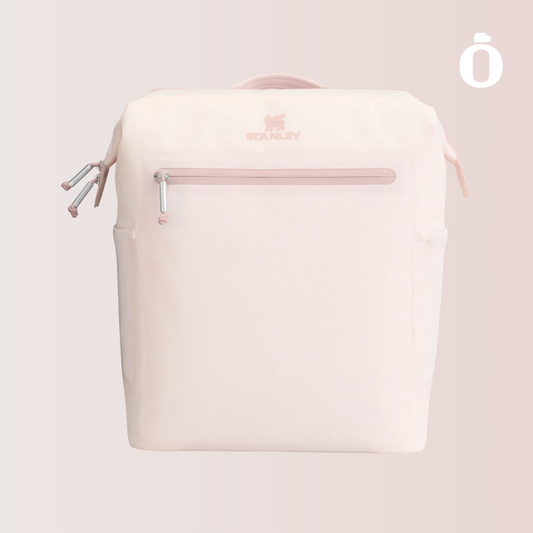 Stanley The All Day Madeleine Midi Cooler Backpack | 20 Can | 14.8 Qt | 14.0 L | Rose Quartz