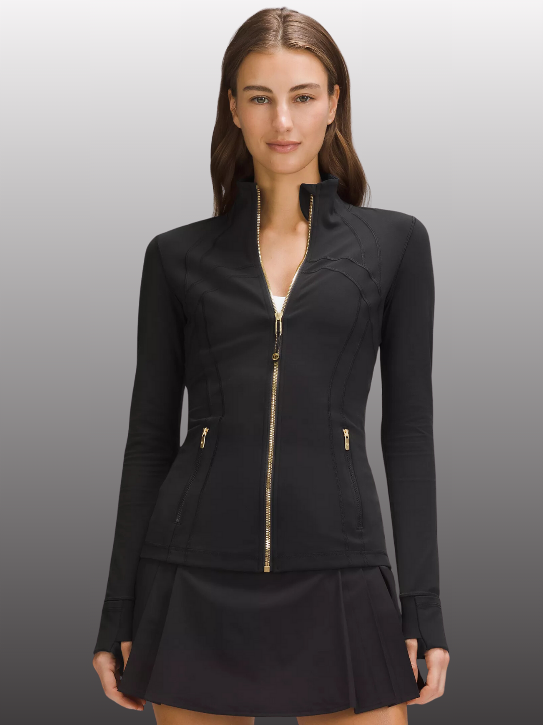 Lululemon Define Jacket Nulu Black Gold Omi