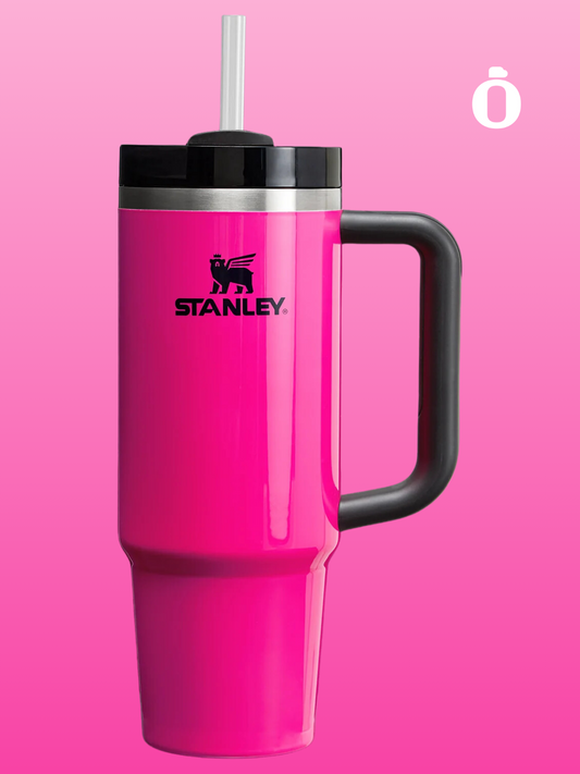 Stanley The Spring Fling Quencher H2.0 Flowstate Tumbler | 30 Oz | Electric Pink