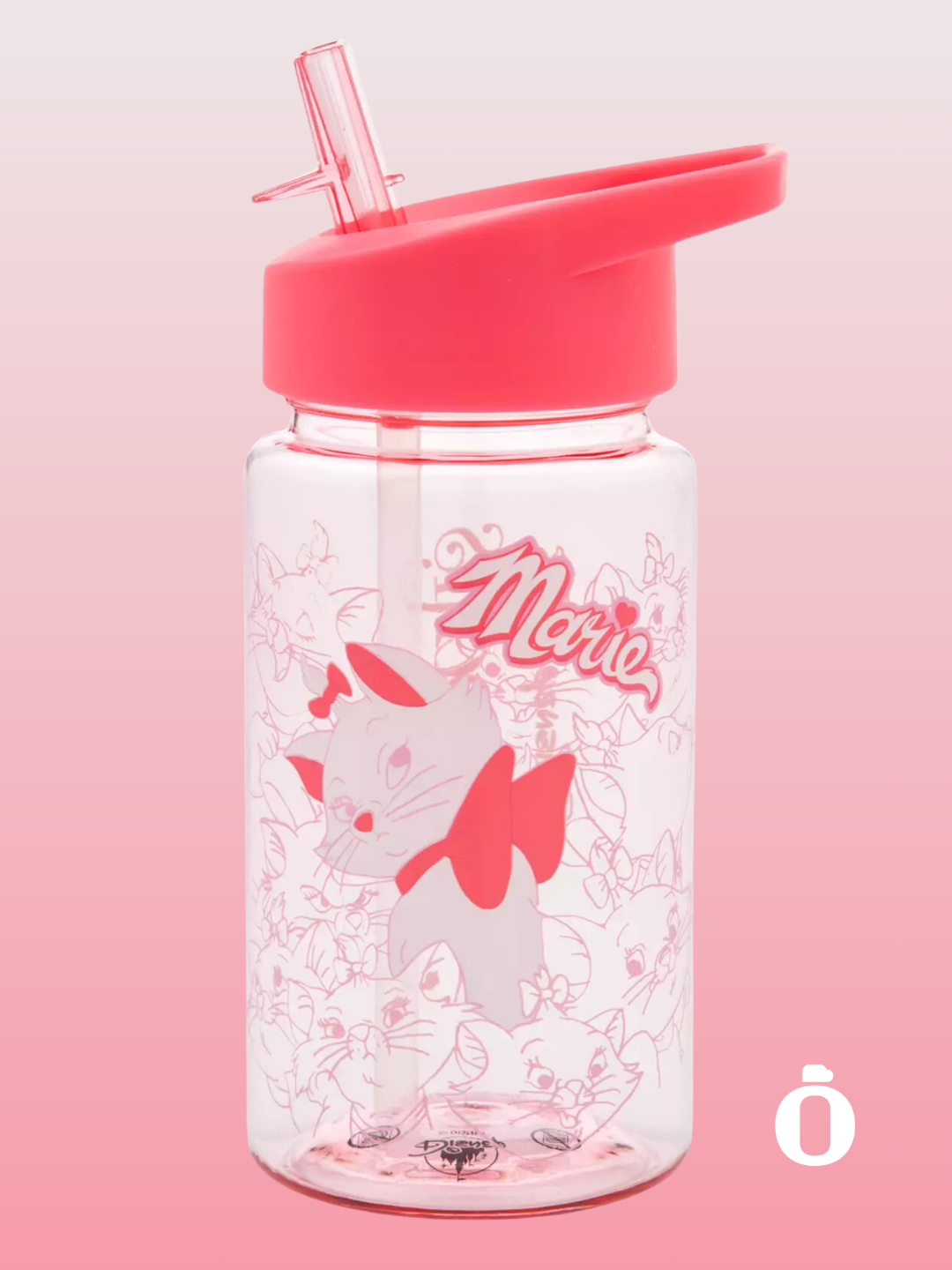 The Aristocats Marie Water Bottle with Plush Crossbody Carrier - 16 oz