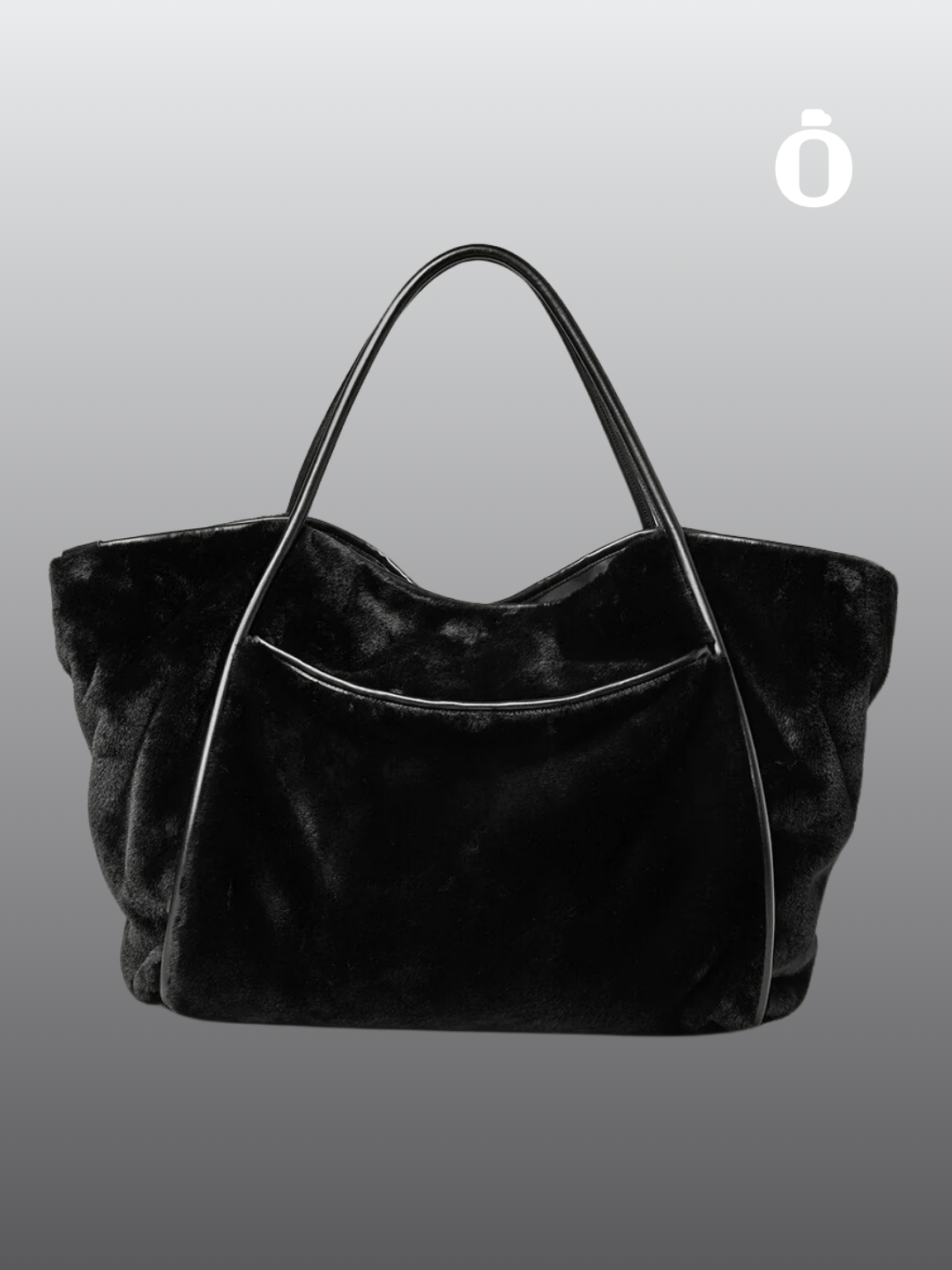 Alo | Faux Fur Tote Bag | Black