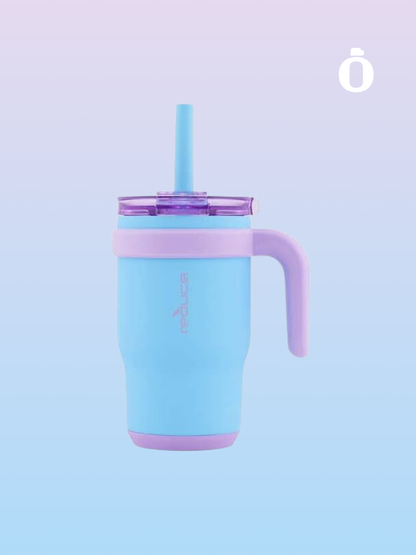 Reduce 14oz Coldee Leakproof Straw & Handle Tumbler - Cotton Candy