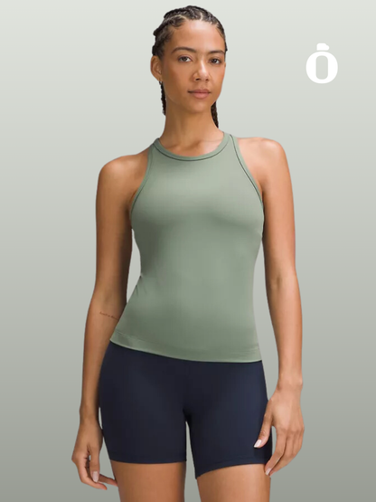 Lululemon | Align Waist-Length Racerback Tank Top | Grey Eucalyptus