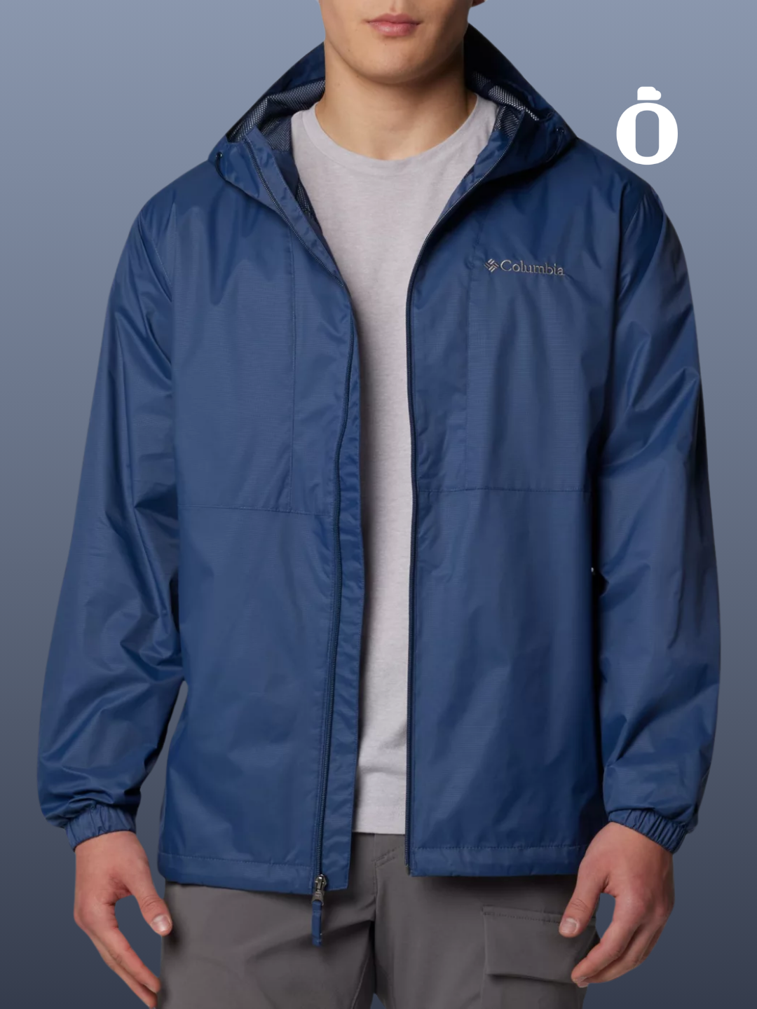 Columbia | Men's | Glenbrook Bend Rain Jacket | Dark Mountain