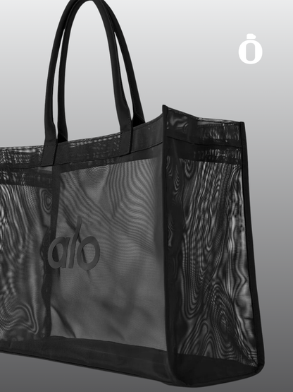 Alo | Sheer Tote Bag | Black