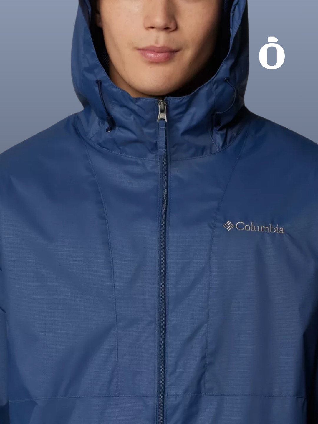 Columbia | Men's | Glenbrook Bend Rain Jacket | Dark Mountain