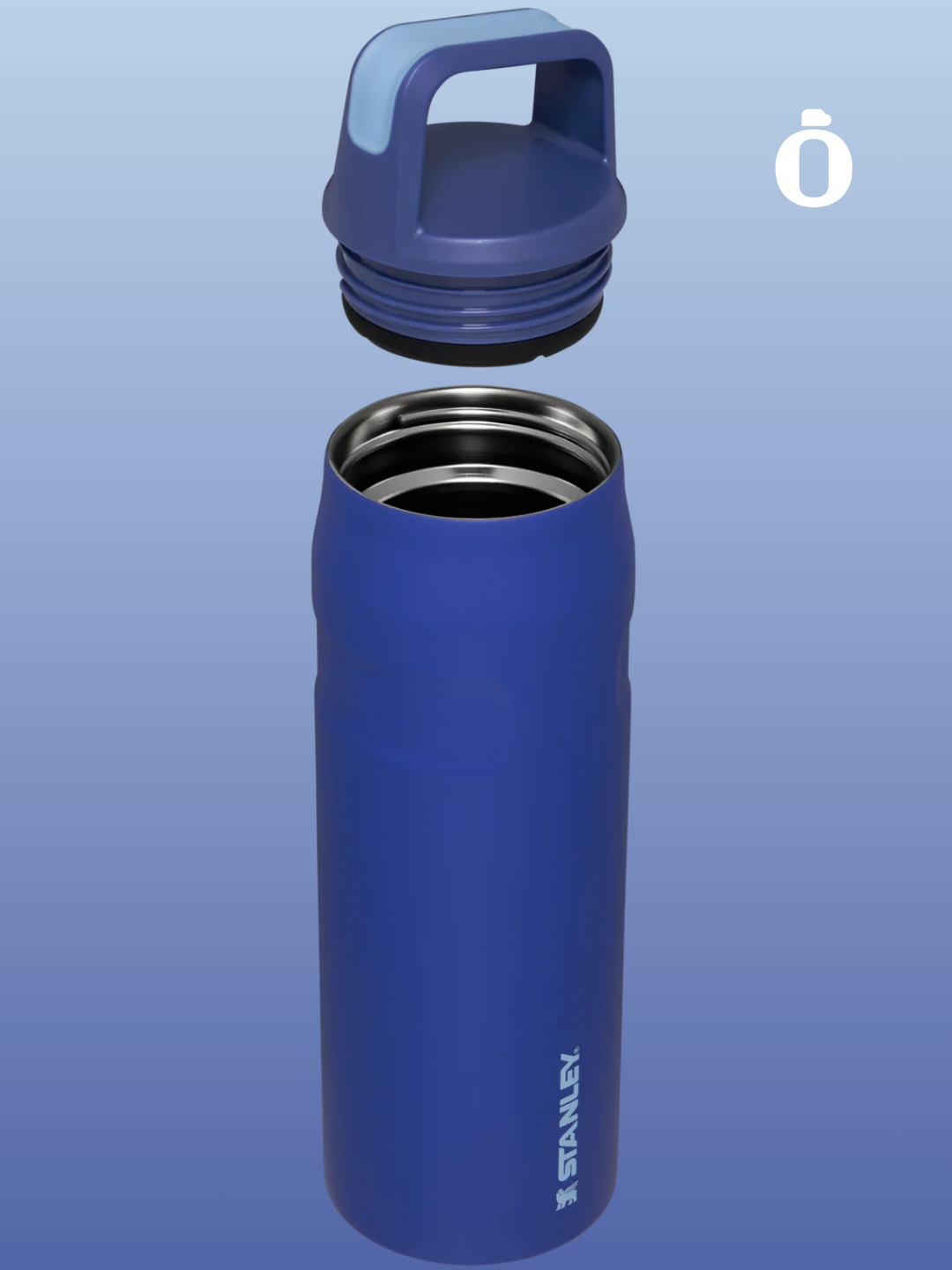 Stanley The Iceflow With Cap and Carry+ Lid | 24 Oz | Lapis