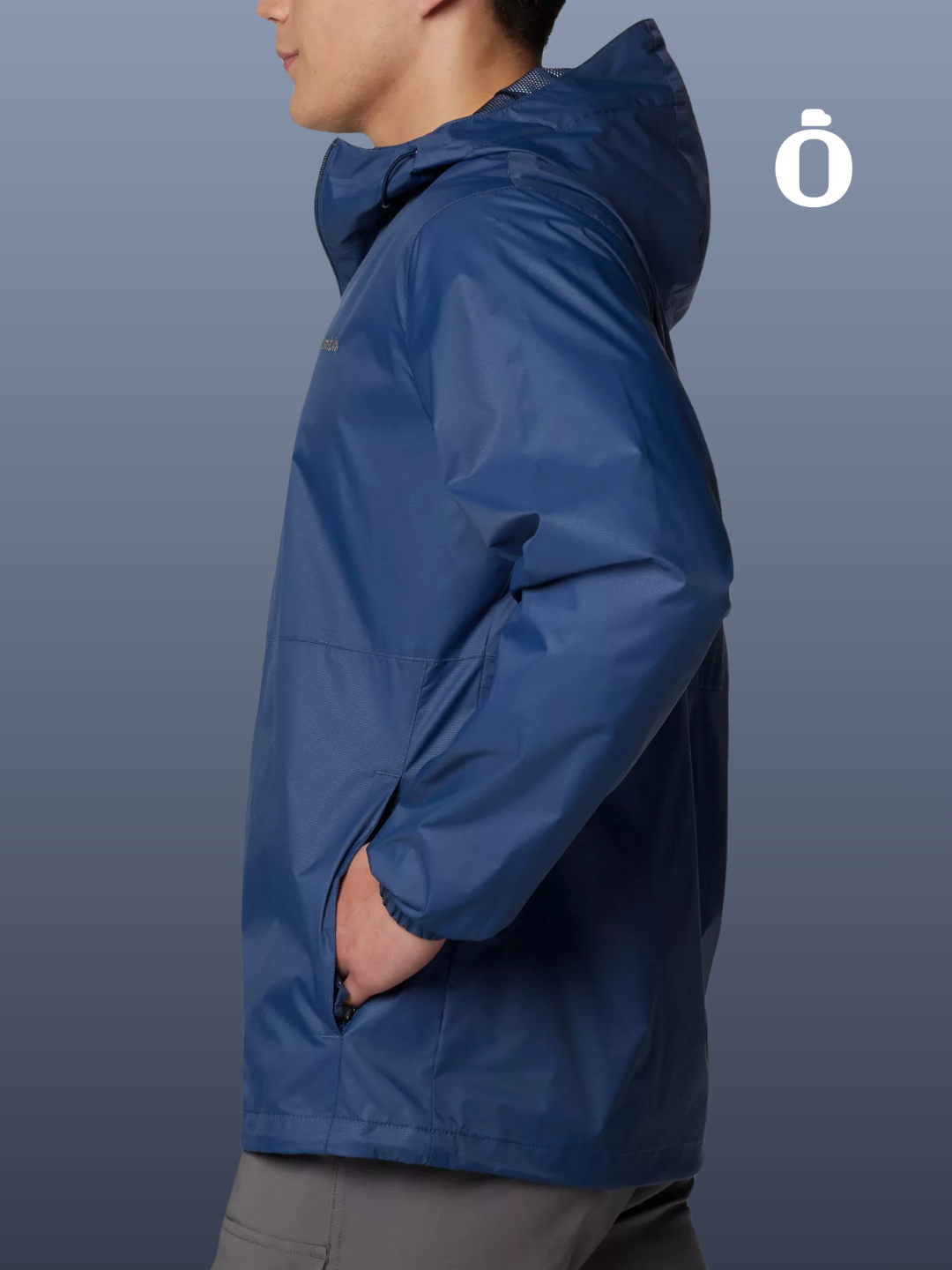 Columbia | Men's | Glenbrook Bend Rain Jacket | Dark Mountain