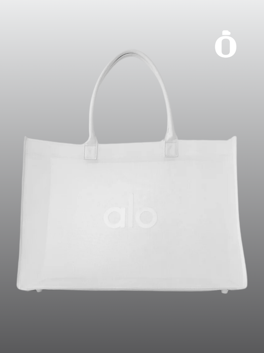 Alo | Sheer Tote Bag | White