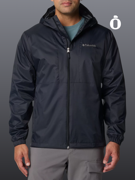 Columbia | Men's | Glenbrook Bend Rain Jacket | Black