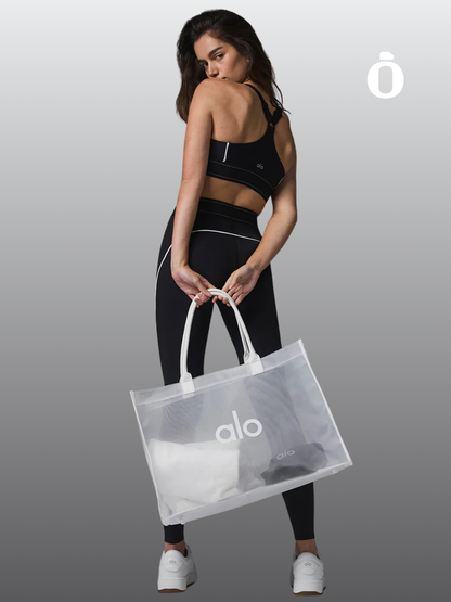 Alo | Sheer Tote Bag | White