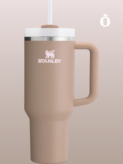 Stanley The Almond Rose Quencher H2.0 FlowState Tumbler | 40 Oz | Almond Rose