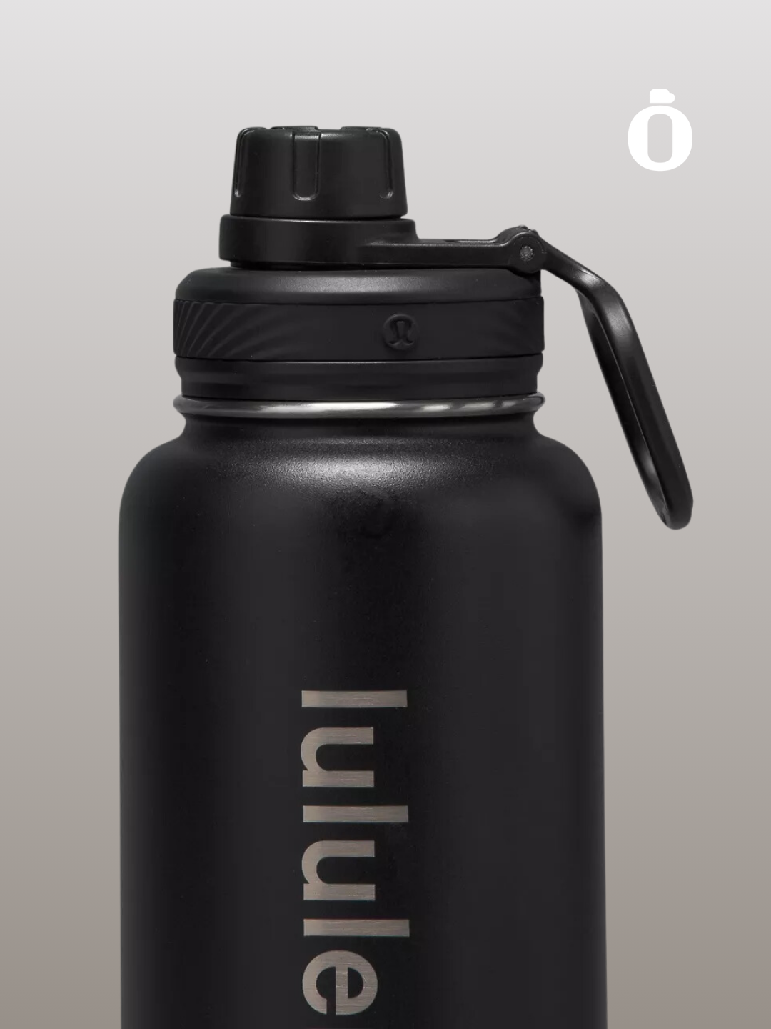 Lululemon | Back to life Sports Bottle | 32 Oz | Black