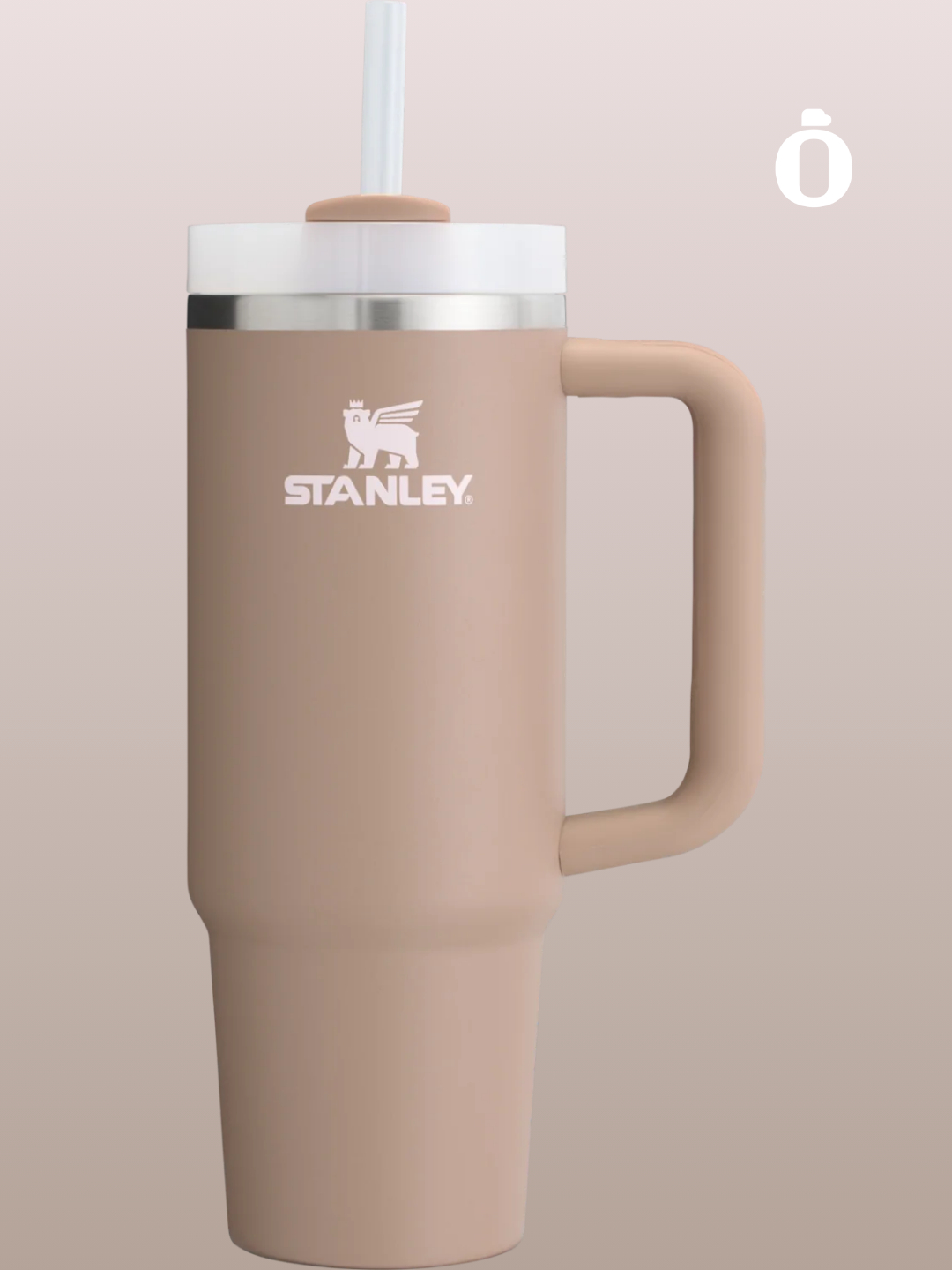 Stanley The Almond Rose Quencher H2.0 FlowState Tumbler | 30 Oz | Almond Rose