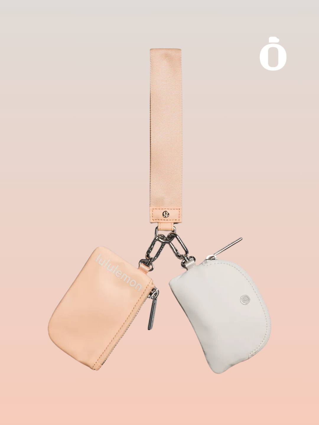 Lululemon | Dual Pouch Wristlet | Peach Bellini