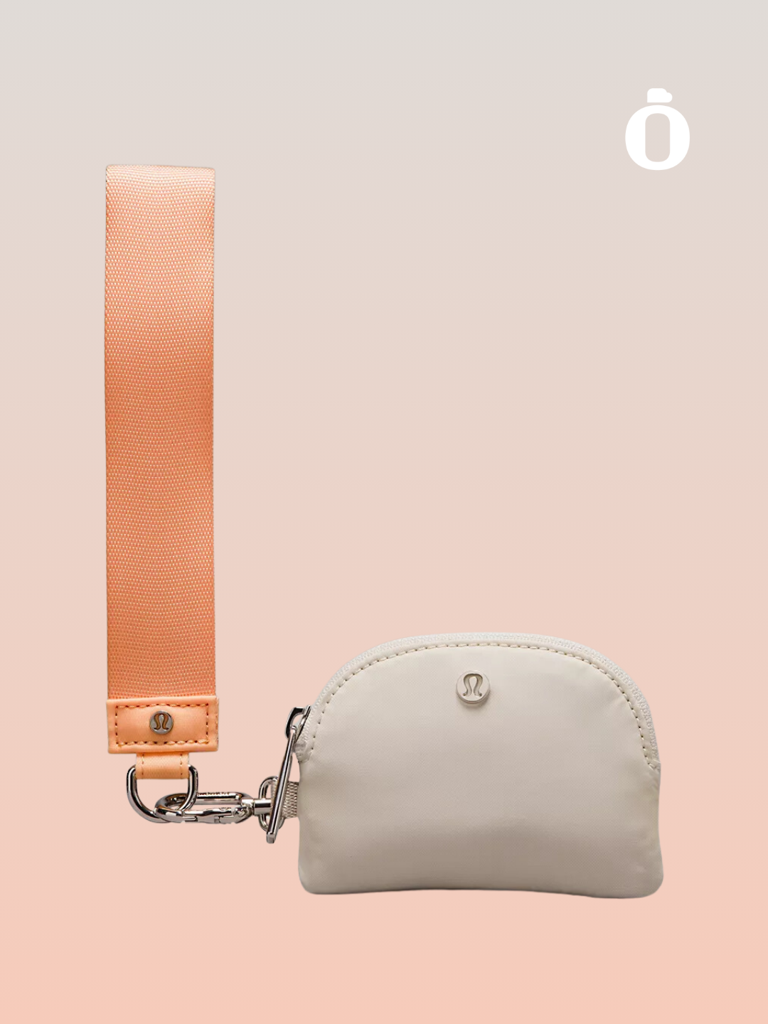 Lululemon | Dual Pouch Wristlet | Peach Bellini