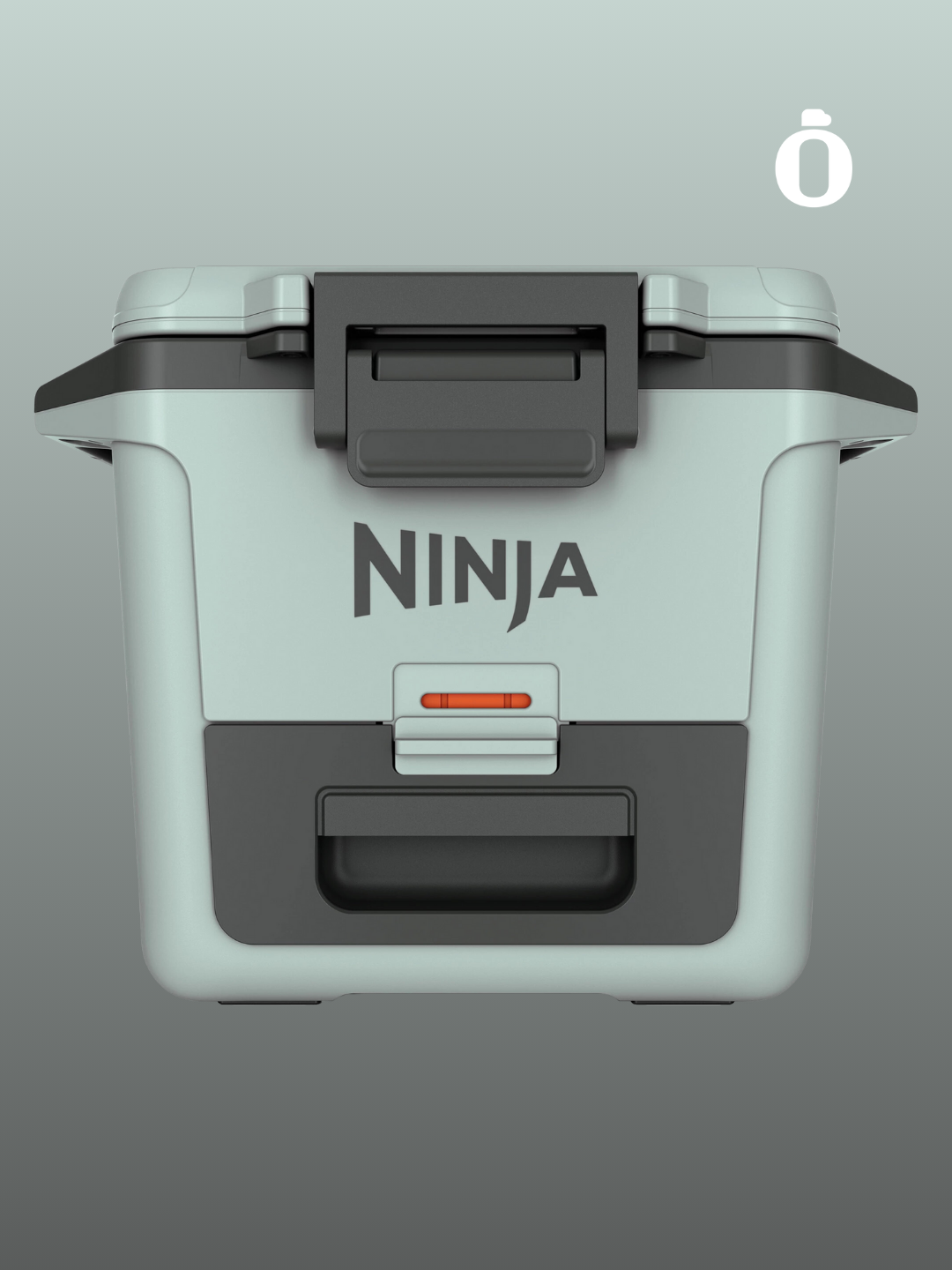 Ninja | FrostVault Hard Cooler with Bonus Cutting Board Divider Insert | 30 qt | Seafoam Blue