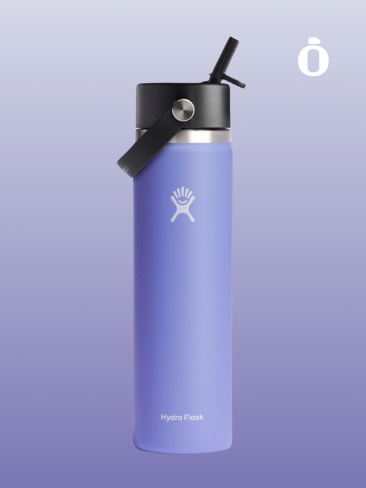 Hydro Flask Wide Mouth With Flex Straw Cap 24 Oz Lupine