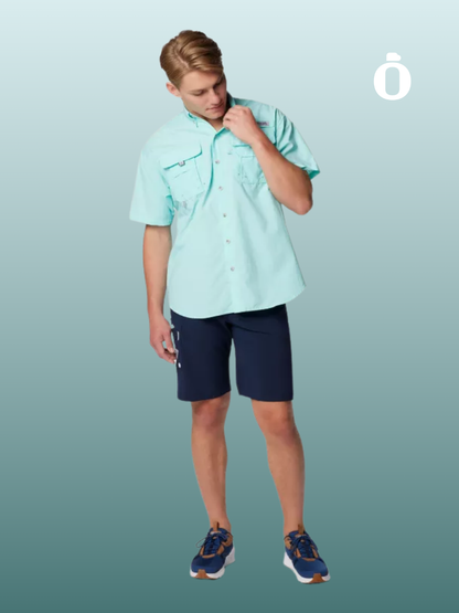 Columbia | Men's | PFG Bahama II Short Sleeve Shirt | Gulf Stream