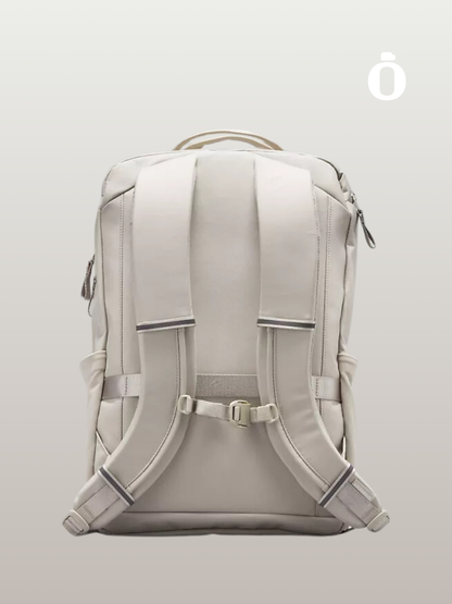 Lululemon | Double-Zip Backpack 22L | Raw Linen/Grey Eucalyptus