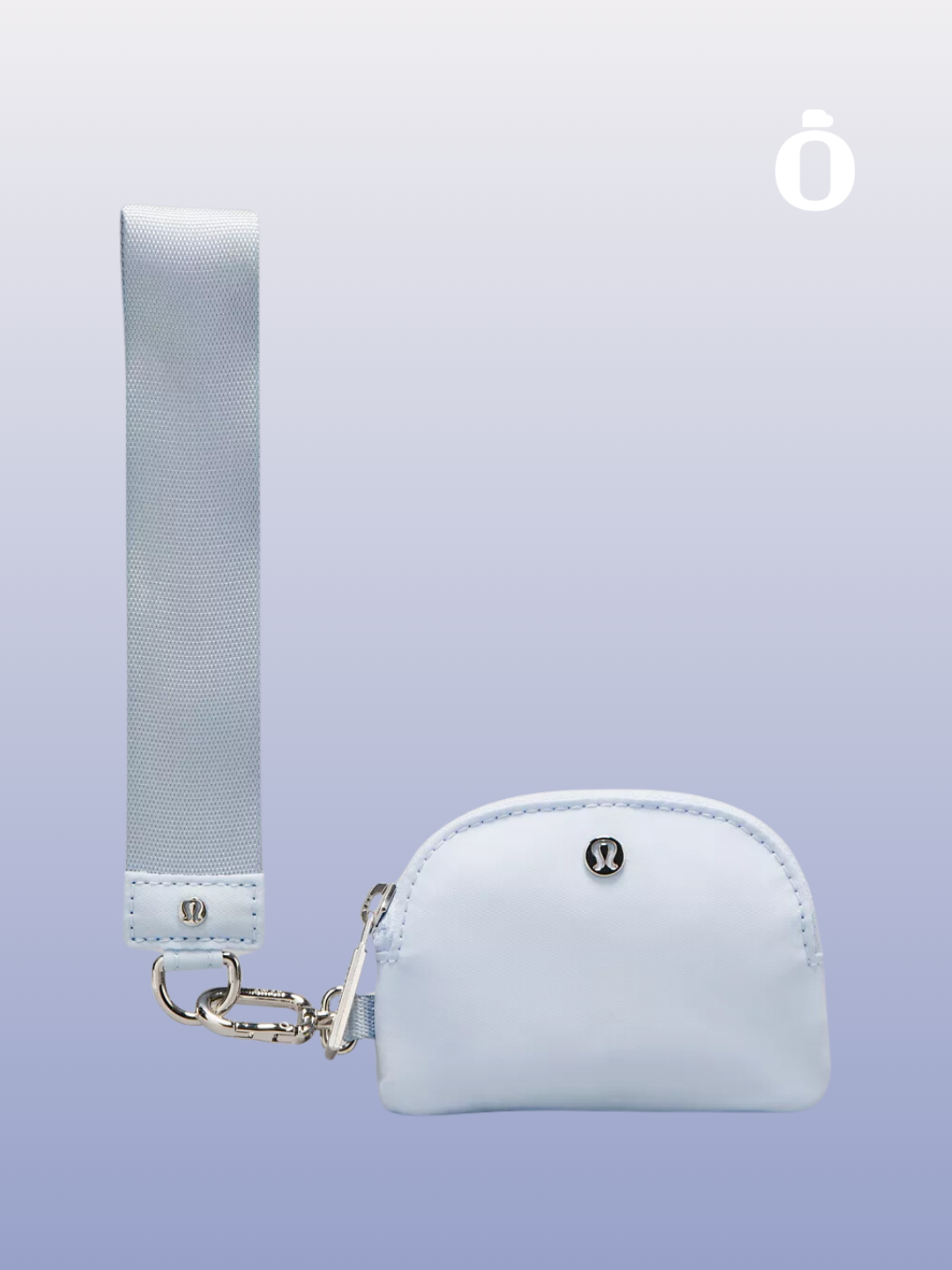 Lululemon | Dual Pouch Wristlet | Windmill/White