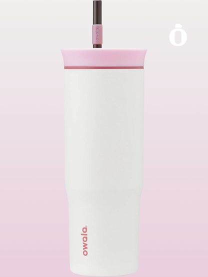 Owala Straw Tumbler | 24 Oz | Blushing Ballerina