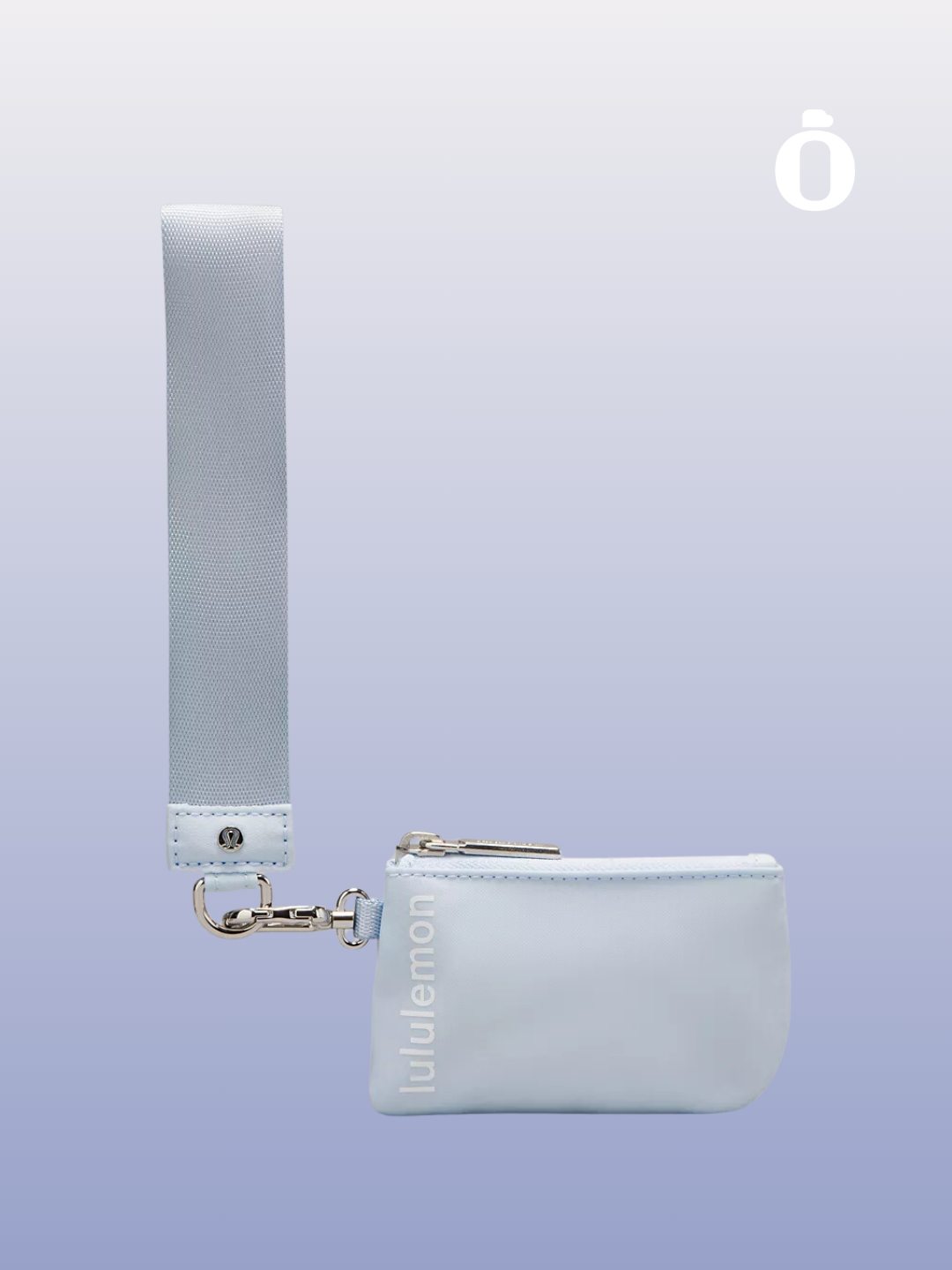 Lululemon | Dual Pouch Wristlet | Windmill/White