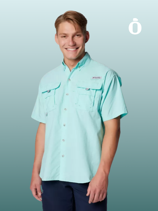 Columbia | Men's | PFG Bahama II Short Sleeve Shirt | Gulf Stream