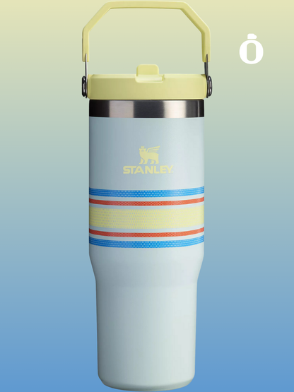 Stanley The Iceflow Flip Straw Tumbler Varsity Collection | 30 Oz | Mist Mesh