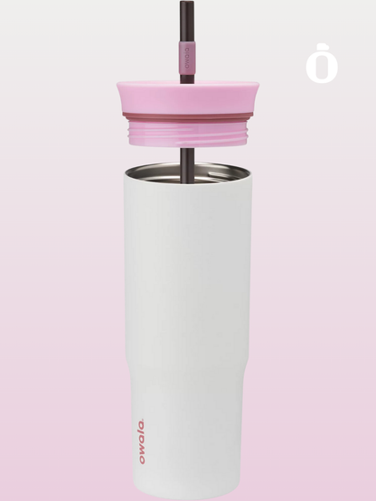 Owala Straw Tumbler | 24 Oz | Blushing Ballerina