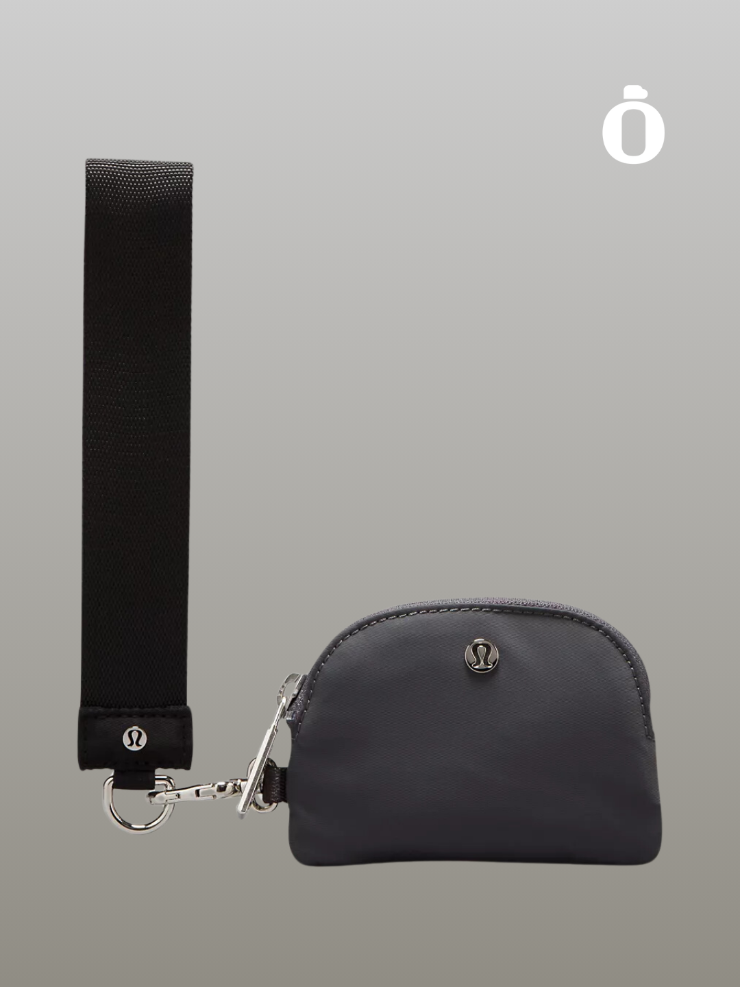 Lululemon | Dual Pouch Wristlet | Black/Gray