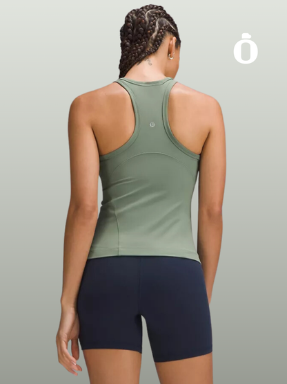 Lululemon | Align Waist-Length Racerback Tank Top | Grey Eucalyptus