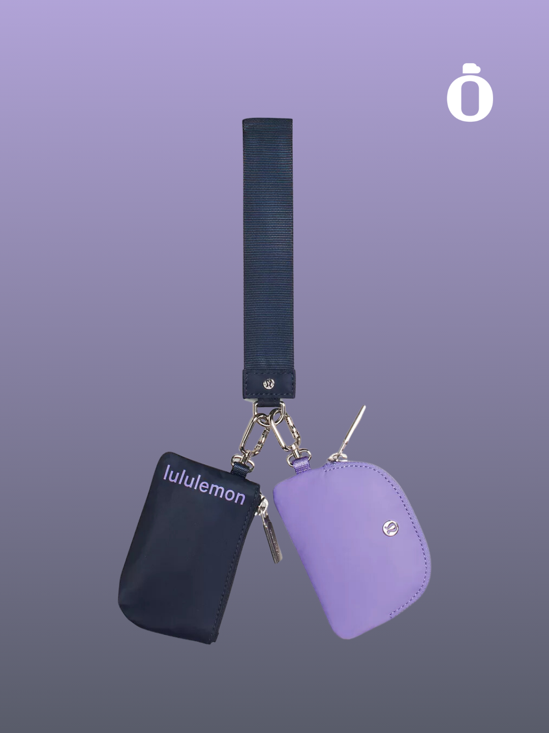 Lululemon | Dual Pouch Wristlet | True Navy/Dark Lavender