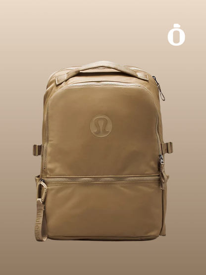 Lululemon | New Crew Backpack 22L | Artifact/Raw Linen