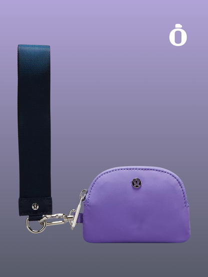 Lululemon | Dual Pouch Wristlet | True Navy/Dark Lavender