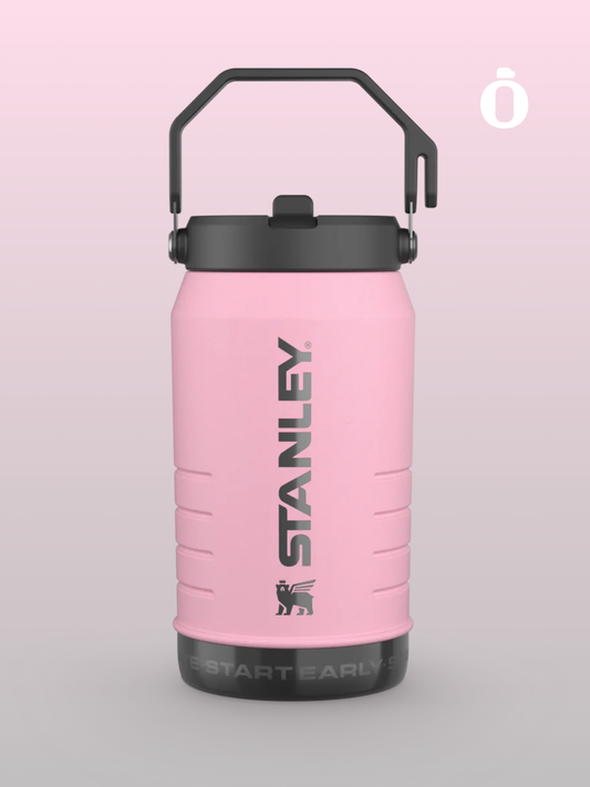 Stanley x Messi IceFlow Jug with Fast Flow Lid | 64 Oz | Messi GOAT Pink