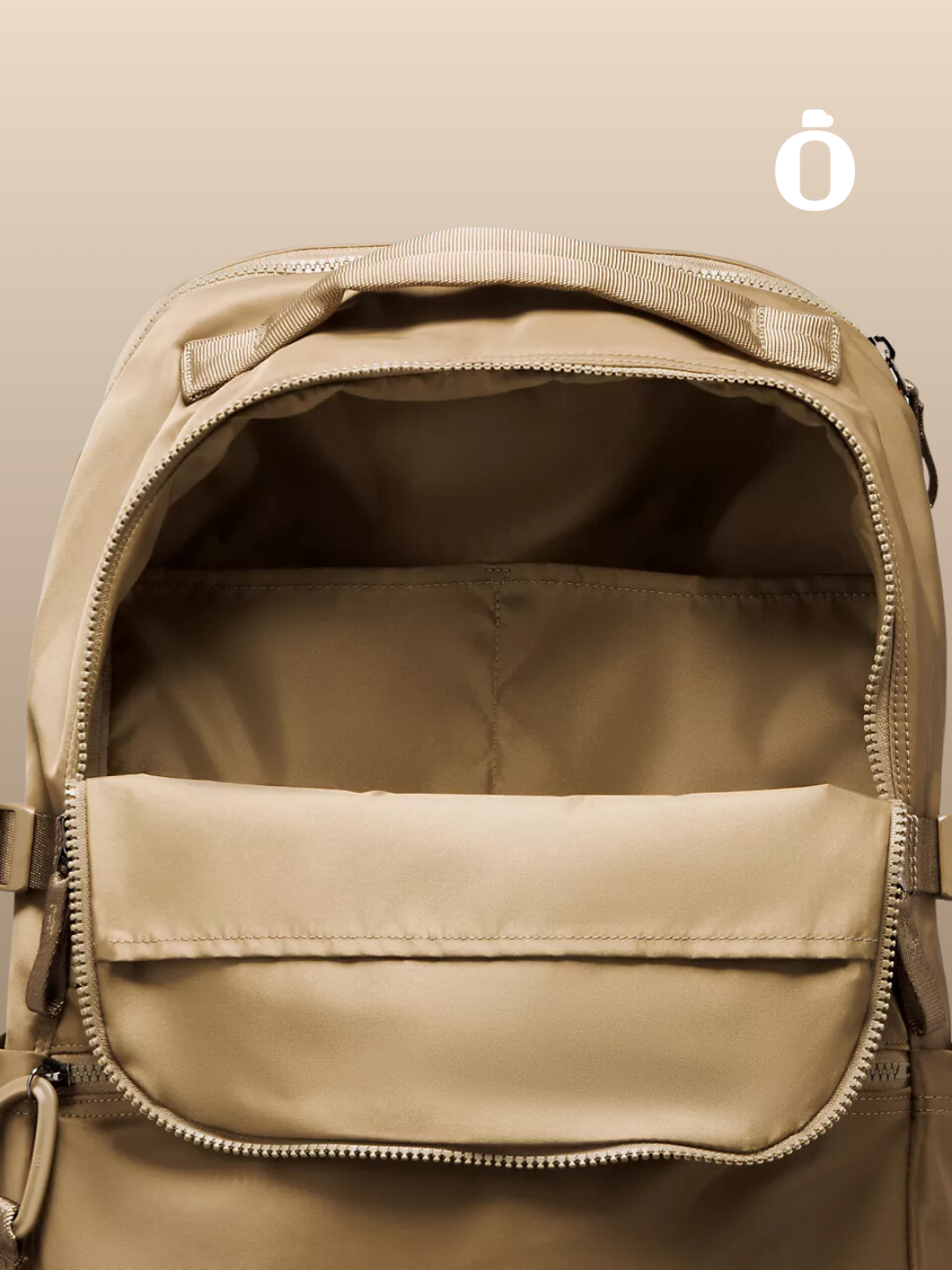 Lululemon | New Crew Backpack 22L | Artifact/Raw Linen