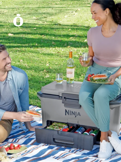 Ninja | FrostVault Hard Cooler with Dry Zone | 50 qt | Slate Gray