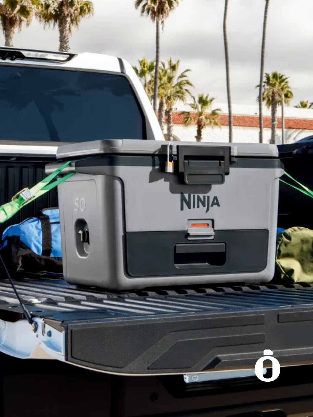 Ninja | FrostVault Hard Cooler with Ice Packs & Accessories | 50 qt | Slate Gray