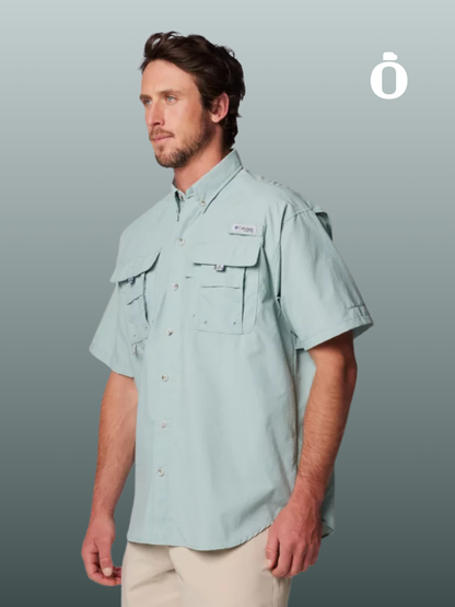 Columbia | Men's | PFG Bahama II Short Sleeve Shirt | Crushed Blue