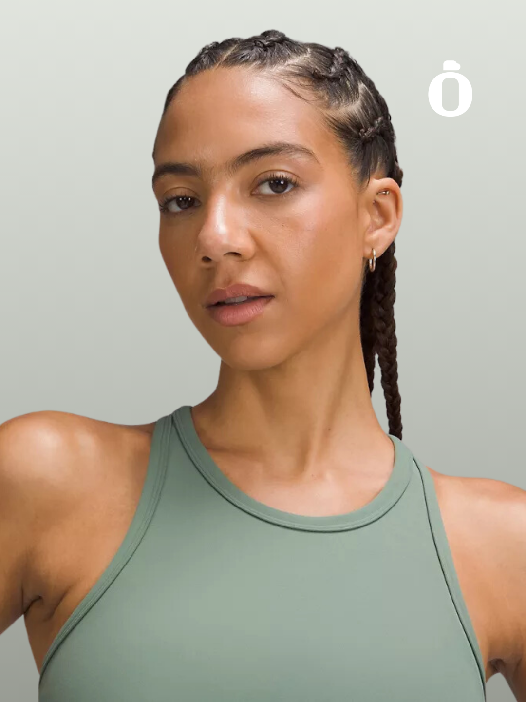 Lululemon | Align Waist-Length Racerback Tank Top | Grey Eucalyptus