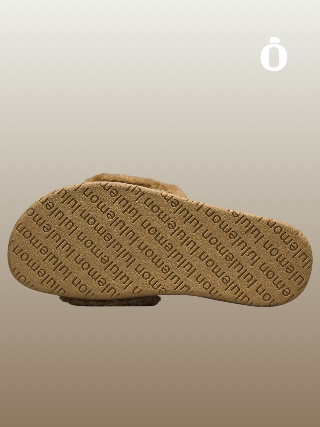 Lululemon | Women's Fleece Restfeel Slide | Filbert Tan/Gold/Filbert Tan