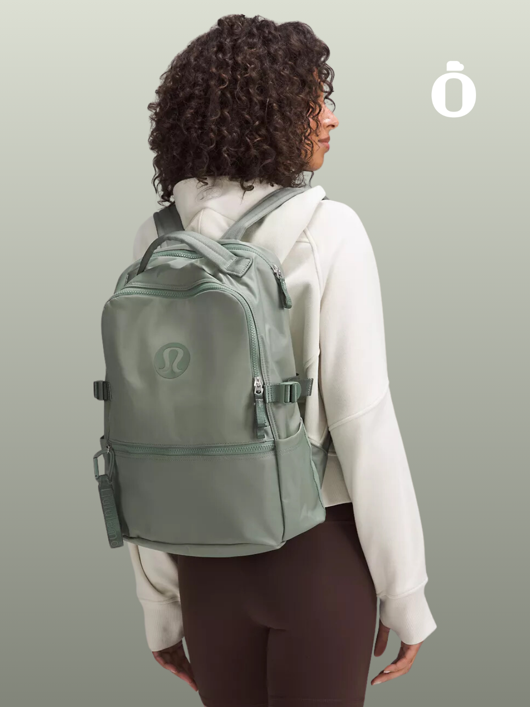 Lululemon New Crew Backpack 22L Grey Eucalyptus