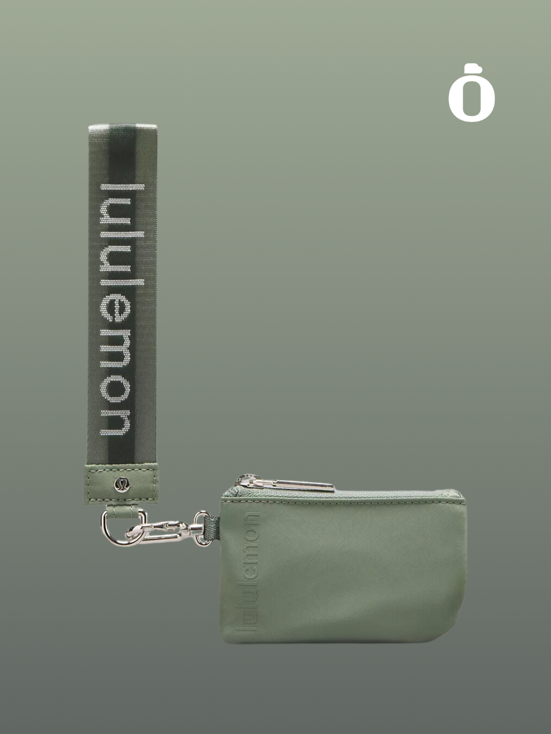 Lululemon | Dual Pouch Wristlet Wordmark | Legacy Green