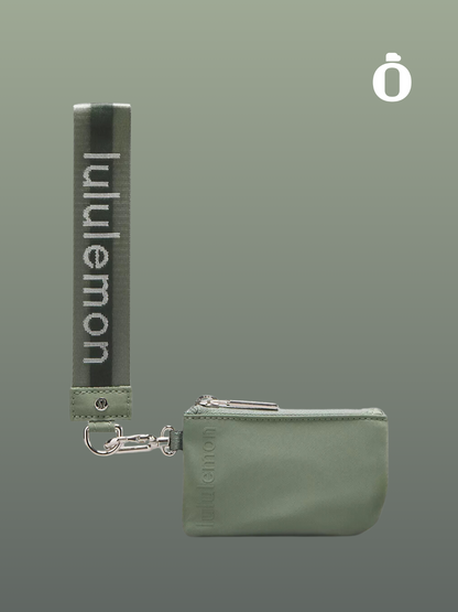 Lululemon | Dual Pouch Wristlet Wordmark | Legacy Green