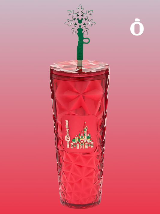 W. D. W. Holiday Starbucks Travel Tumbler | 24 oz | Red