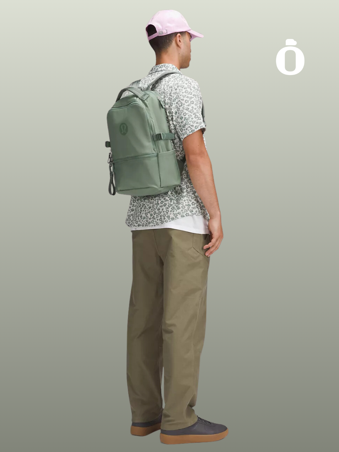 Lululemon | New Crew Backpack 22L | Grey Eucalyptus