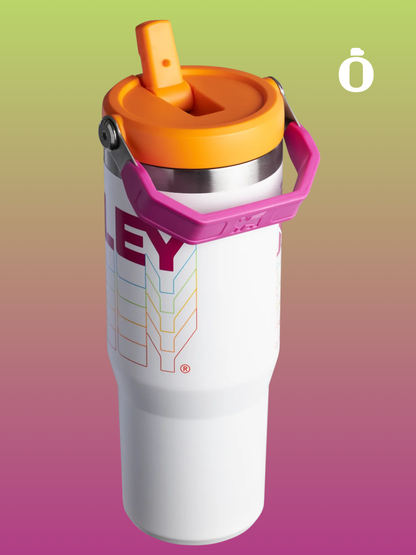 Stanley The Iceflow Flip Straw Tumbler | 30 Oz | Frost Reverb