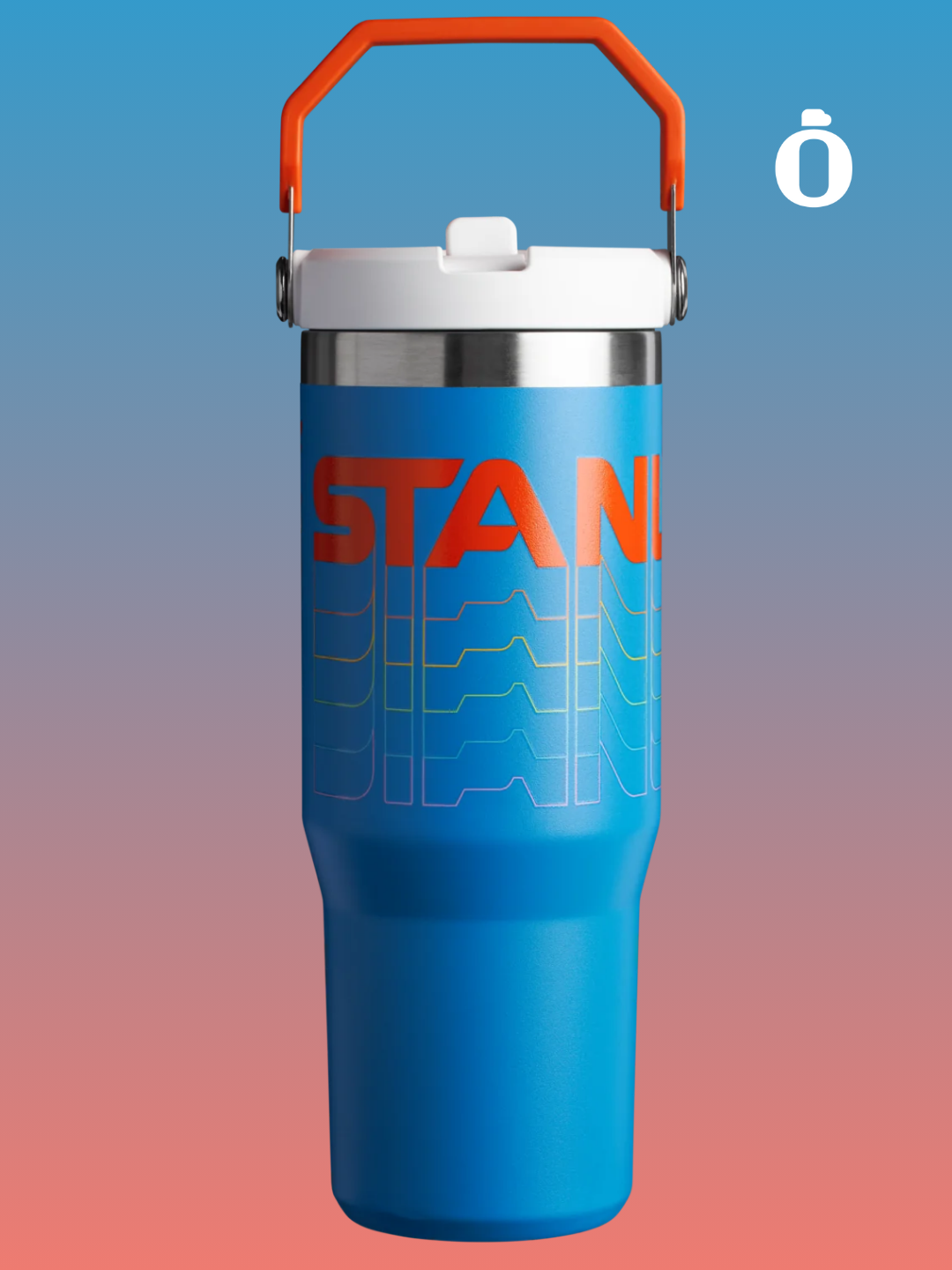 Stanley The Iceflow Flip Straw Tumbler | 30 Oz | Azure Reverb